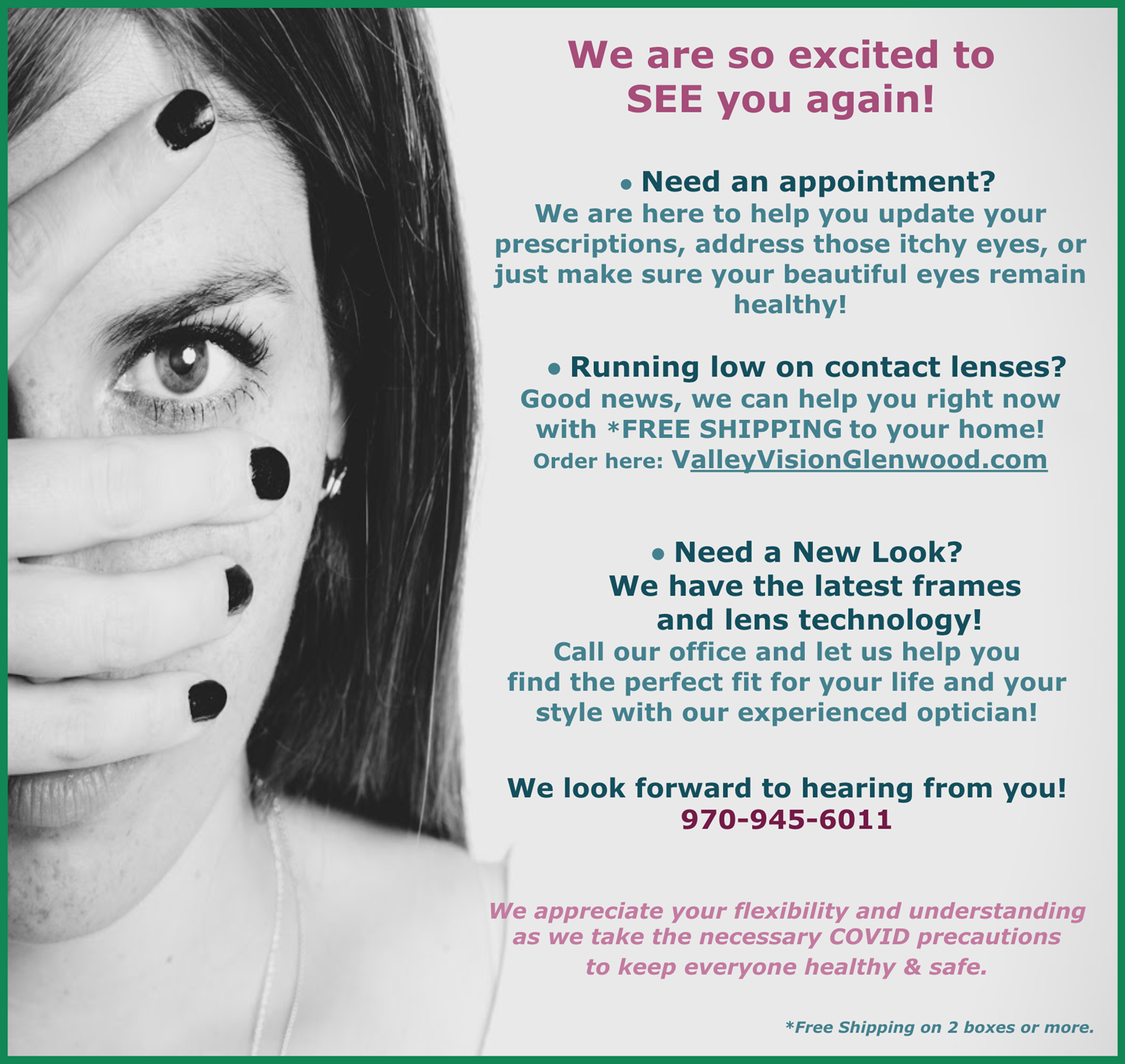 Optometrist in Glenwood Springs, CO Valley Vision